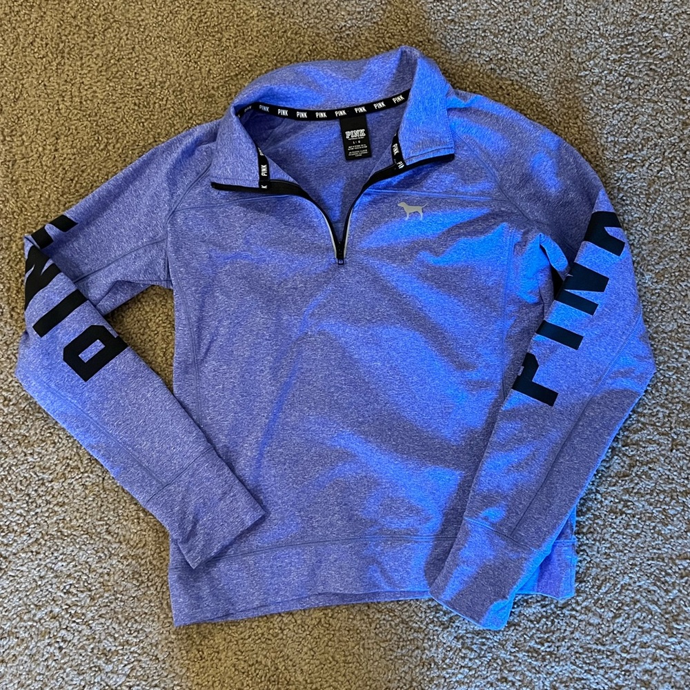 VS Pink Athletic Quarter Zip